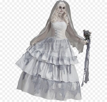 Halloween costume Bride Haunted house Clothing - bride 