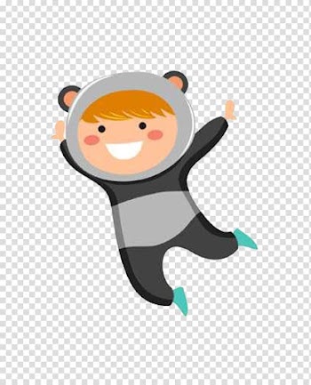 Halloween costume Child, Cartoon panda clothes transparent background PNG clipart