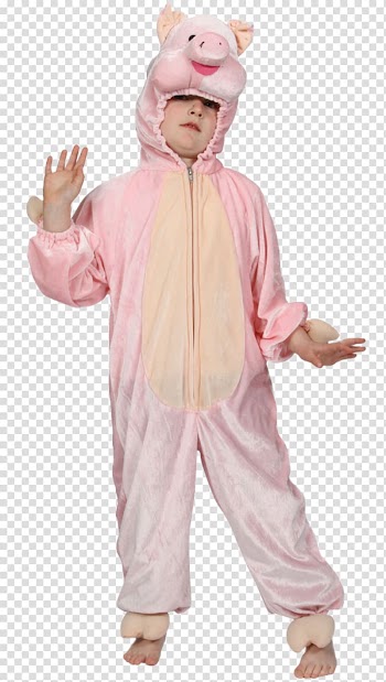Halloween costume Clothing Costume party Child, three little pigs transparent background PNG clipart