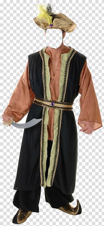 Halloween costume Clothing Sultan Turban, shirt transparent background PNG clipart
