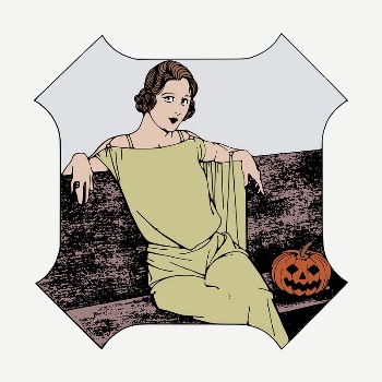 Halloween costume drawing, vintage illustration | Free PSD - rawpixel