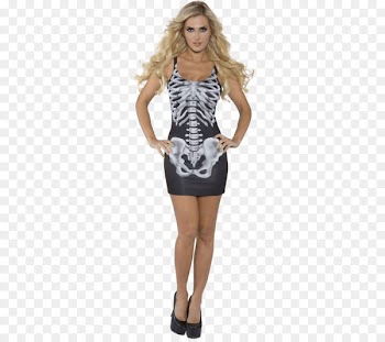 Halloween costume Dress Bones Adult Costume Clothing - skeleton dress 