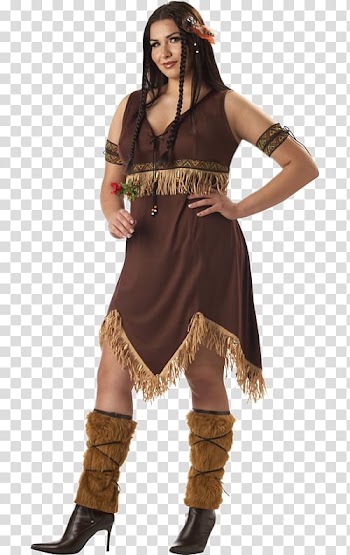 Halloween costume Dress Plus-size clothing, Indian Princess transparent background PNG clipart