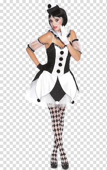Halloween costume Harlequin Costume party Clown, clown transparent background PNG clipart