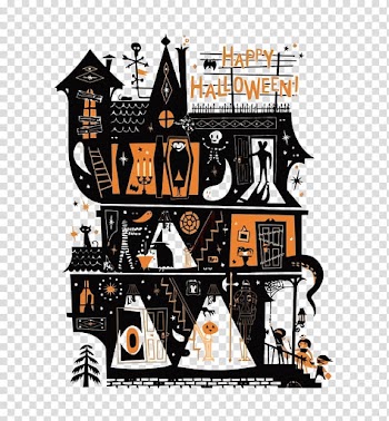 Halloween costume Lab Partners Jack-o'-lantern Illustration, halloween house transparent background PNG clipart