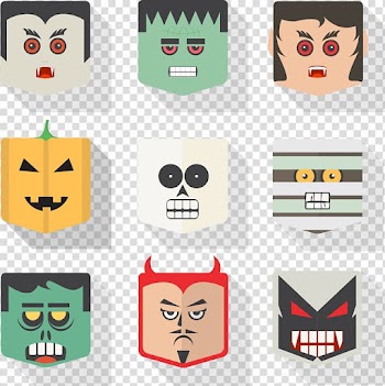 Halloween costume Mask, Dress Halloween Mask cartoon avatar transparent background PNG clipart