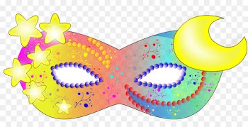 Halloween costume Mask Masquerade ball Clip art - Colorful fantasy mask 