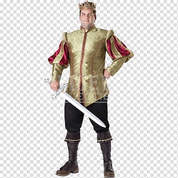 Halloween costume Middle Ages English medieval clothing, COSTUME man transparent background PNG clipart