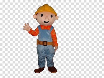 Halloween costume Party Mascot Adult, Bob The Builder transparent background PNG clipart