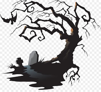 Halloween costume Party Trick-or-treating - Strange grave withered Western vector 