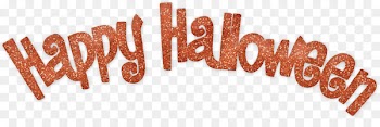 Halloween costume Sewing Clip art - Happy Halloween Text Transparent PNG 