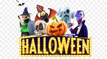 Halloween costume Trick-or-treating Costume party - Pumpkin and ghost neon on 