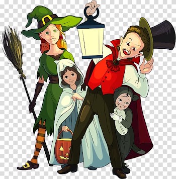 Halloween costume Trick-or-treating Illustration, Play the child transparent background PNG clipart