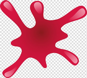 Halloween decoration kit, red stain transparent background PNG clipart