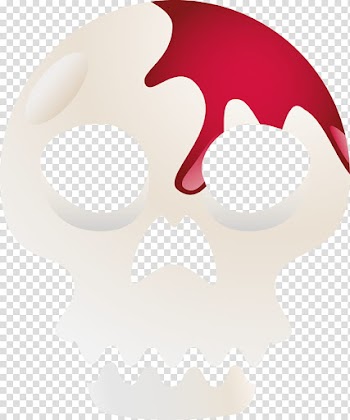 Halloween decoration kit, skull illustration transparent background PNG clipart