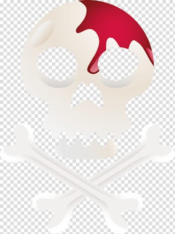 Halloween decoration kit, skull transparent background PNG clipart