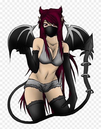 Halloween Demon Girl By Zitsakats - Demon Girl Png