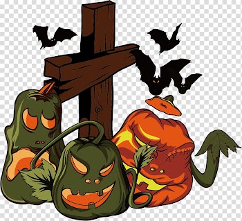Halloween Design Elements HALLOWEEN transparent background PNG clipart