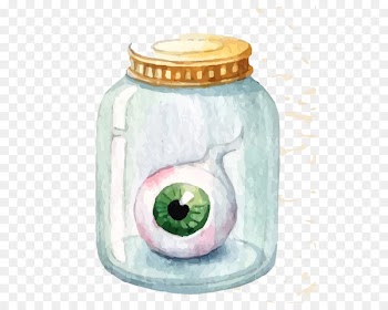 Halloween Drawing - bottle 