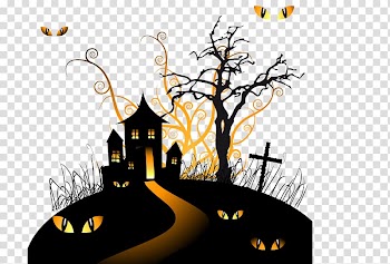 Halloween elements transparent background PNG clipart