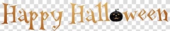 Halloween english font transparent background PNG clipart