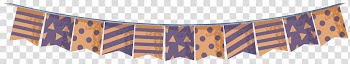 Halloween Euclidean Party, flag ribbon transparent background PNG clipart