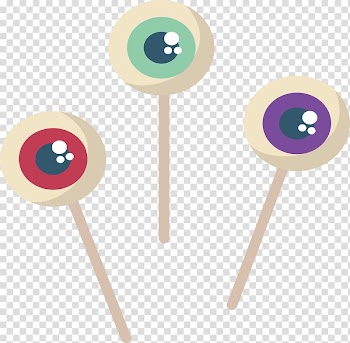 Halloween eye lollipop transparent background PNG clipart