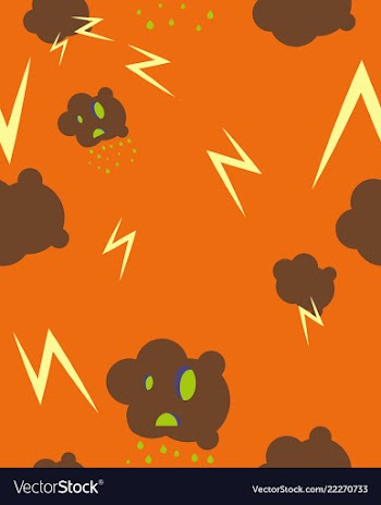 Halloween festive pattern endless background with vector image
