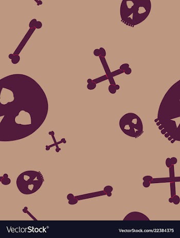 Halloween festive pattern endless background with vector image