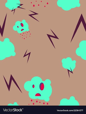 Halloween festive pattern endless background with vector image