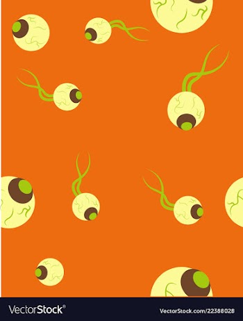 Halloween festive pattern endless background with vector image