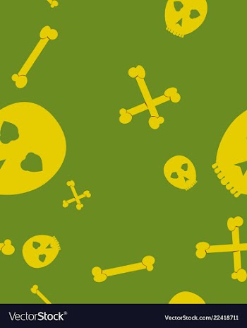 Halloween festive pattern endless background with vector image