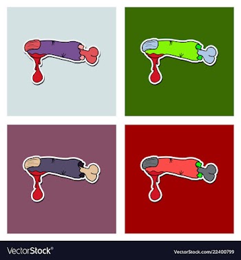 Halloween finger icon made in modern line style vector image