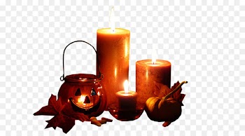 Halloween Flameless candles Jack-o-lantern - Halloween Candles 