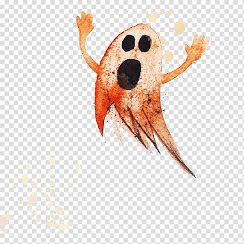 Halloween Ghost, Creative ghost transparent background PNG clipart