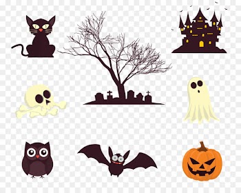 Halloween Ghost - Halloween Horror decorative elements 