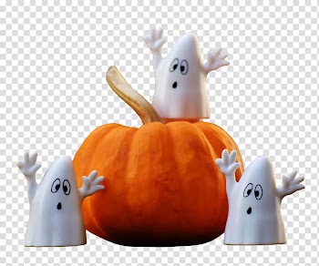 Halloween Ghost Jack-o'-lantern , trick or treat transparent background PNG clipart
