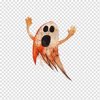 Halloween ghost transparent background PNG clipart