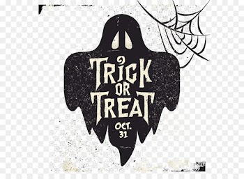 Halloween Ghost Trick-or-treating - Vector Halloween ghosts 