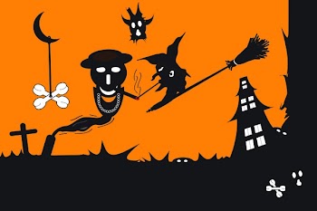 Halloween ghost vector material
