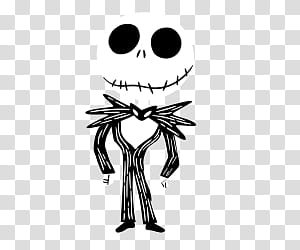 HALLOWEEN HANNAK, Jack Skellington illustration transparent background PNG clipart