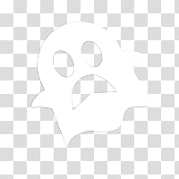 HALLOWEEN HANNAK, white face drawing transparent background PNG clipart