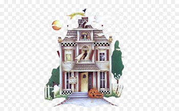 Halloween Haunted house Clip art - haunted house 