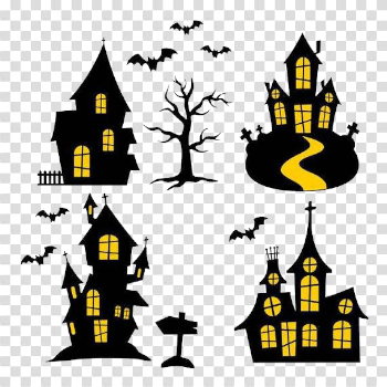 Halloween Haunted House Download Transparent PNG Image