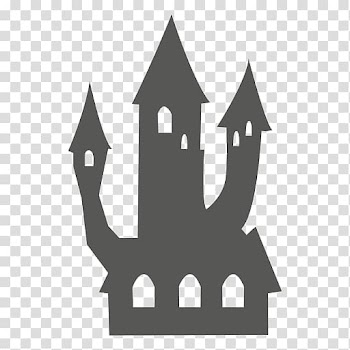 Halloween Haunted house , isolated transparent background PNG clipart