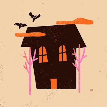 Halloween haunted house vector, cute… | Free stock illustration | High Resolution graphic