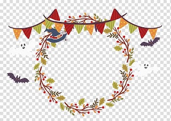 Halloween Holiday, Holiday elements transparent background PNG clipart