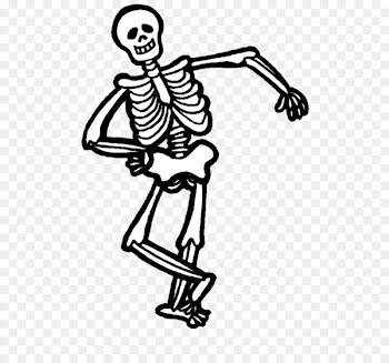 Halloween Human skeleton Clip art - Fun Skeleton Cliparts 