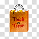 Halloween Icon Set Free, TrickorTreatBag transparent background PNG clipart