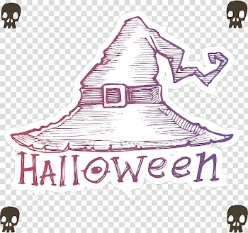 Halloween Jack-o'-lantern Adobe Illustrator Illustration, Halloween hat transparent background PNG clipart